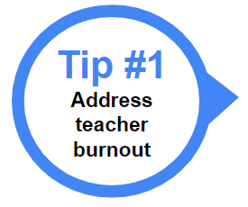 SEL Tip 1 Address teacher burnout