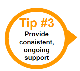 SEL Tip 3 Provide consistent, ongoing support